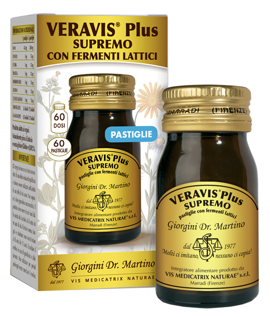 VERAVIS PLUS SUPREMO 60 PASTIGLIE FERMENTI LATTICI - Farmacianuova.eu