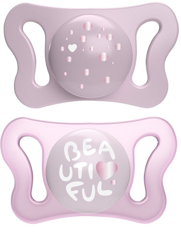 CHICCO SUCCHIETTO MICRO GIRL SILICONE 0-2M 2 PEZZI - Farmacianuova.eu