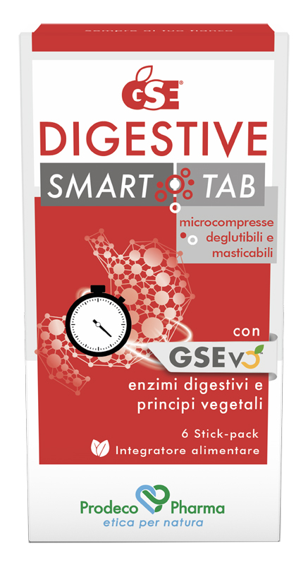GSE DIGESTIVE SMART TAB 6 STICK PACK - Farmacianuova.eu