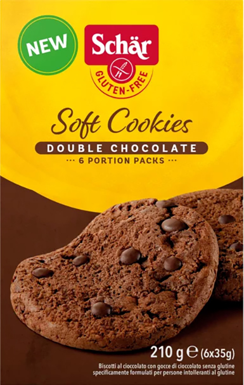 SCHAR SOFT COOKIE DOUBLE CHOCOLATE 210 G - Farmacianuova.eu