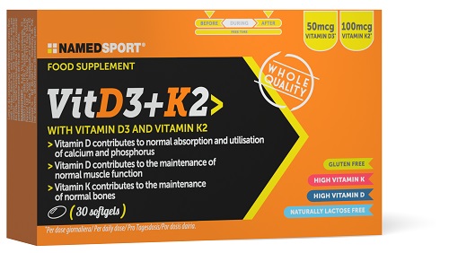 VITD3+K2 30 SOFTGELS - Farmacianuova.eu