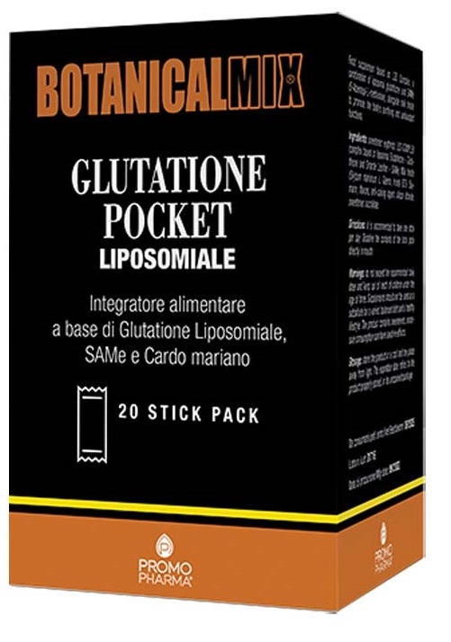 BOTANICALMIX GLUTATIONE POCKET LIPOSOMIALE 20 STICK DA 2 G - Farmacianuova.eu