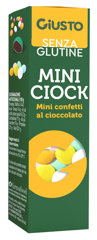 GIUSTO SENZA GLUTINE MINI CIOCK 40 G - Farmacianuova.eu