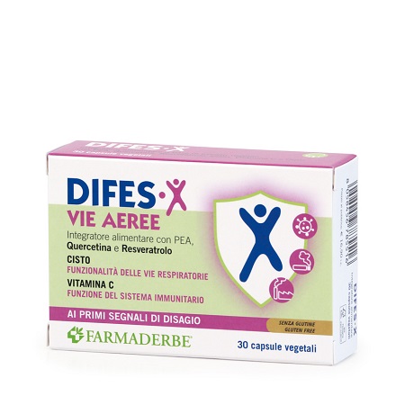 DIFES X VIE AEREE 30 CAPSULE - Farmacianuova.eu