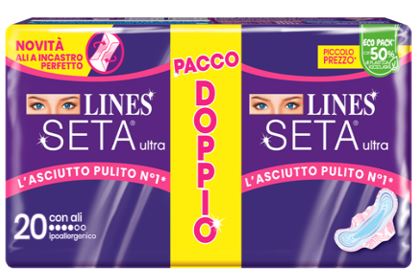 LINES SETA ULTRA ASSORBENTI ALI VP 20 PEZZI - Farmacianuova.eu