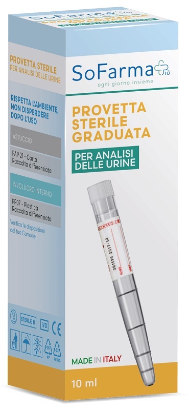 PROVETTA URINA 10 ML SOFARMAPIU' - Farmacianuova.eu