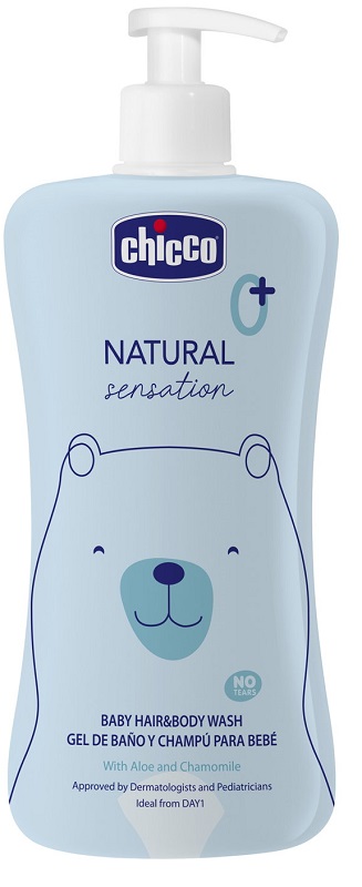 CHICCO NATURAL SENSATION BAGNO SHAMPOO 500 ML - Farmacianuova.eu