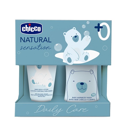 CHICCO NATURAL SENSATION SET BAGNOSHAMPOO+CREMA CORPO - Farmacianuova.eu
