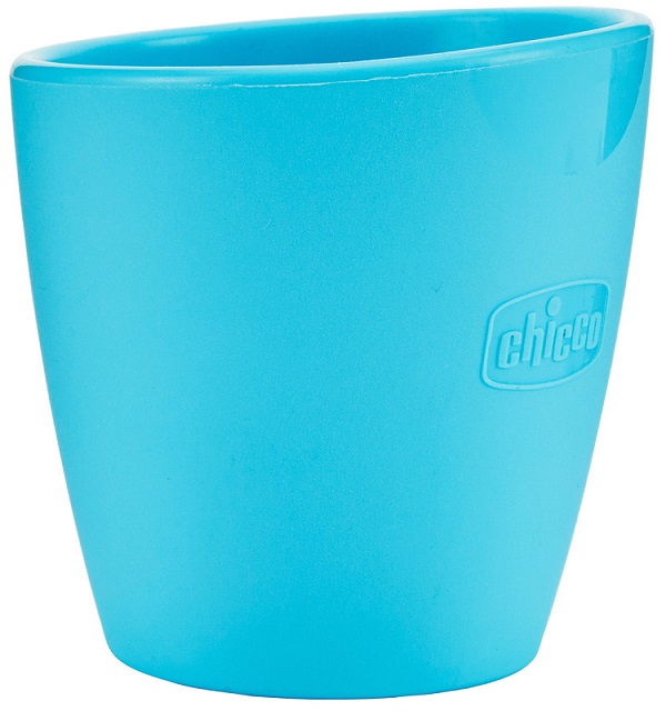 CHICCO BIBERON SILICONE AZZURRO 6 MESI+ - Farmacianuova.eu