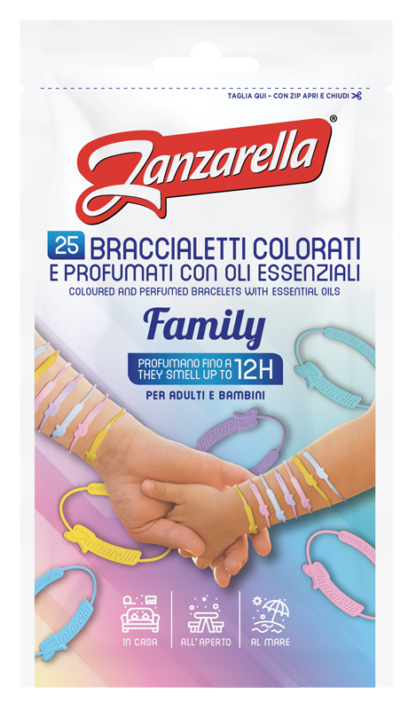 ZANZARELLA BRACCIALETTI FAMILY 25 PEZZI - Farmacianuova.eu