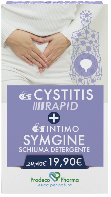GSE CYSTITIS RAPID 30 COMPRESSE + SYMGINE SCHIUMA 100 ML - Farmacianuova.eu