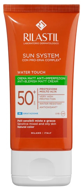 RILASTIL SUN SYSTEM WATER TOUCH FLUIDO SPF50+ 50 ML NUOVA FORMULAZIONE - Farmacianuova.eu