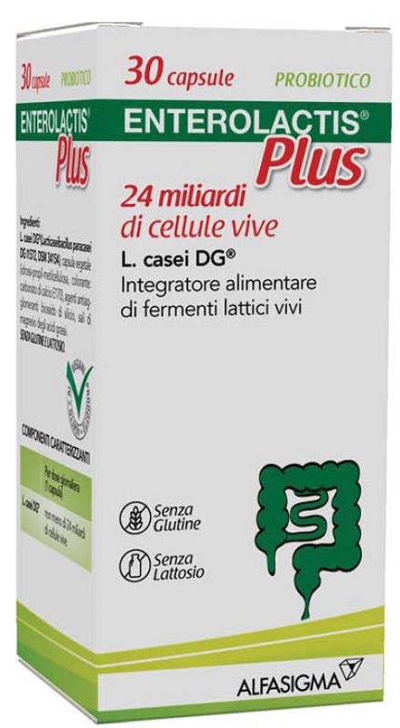 ENTEROLACTIS PLUS 30 CAPSULE - Farmacianuova.eu