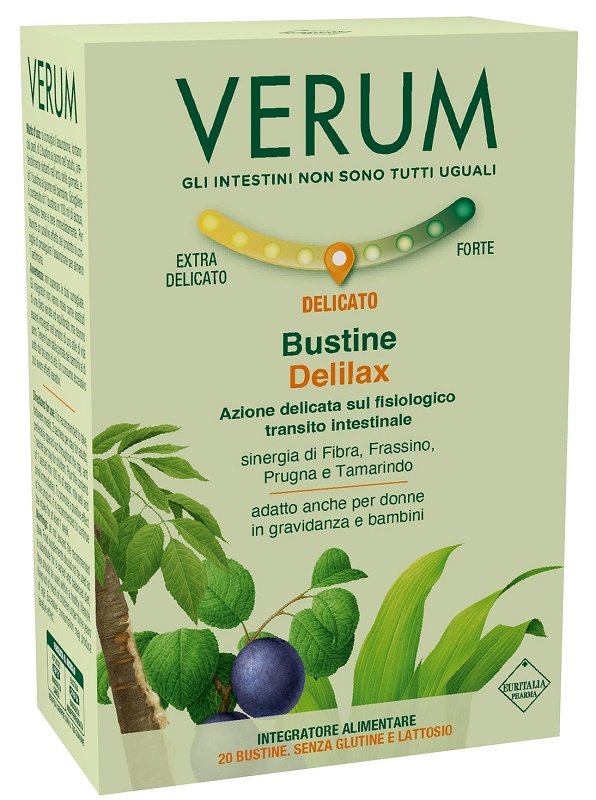 VERUM DELILAX 20 BUSTINE 80 G - Farmacianuova.eu