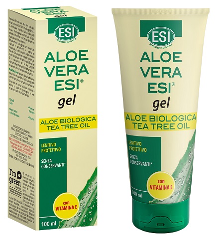 ESI ALOE VERA GEL TEA TREE CON VITAMINA E 100 ML - Farmacianuova.eu