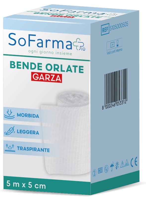 BENDA ORLATA 500X5 CM SOFARMAPIU' - Farmacianuova.eu
