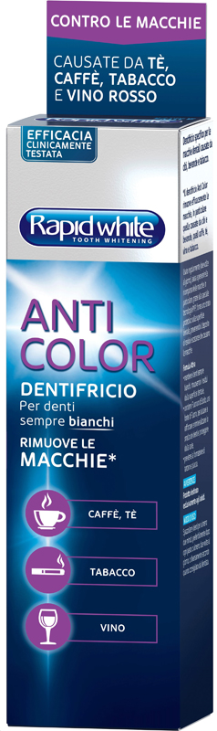 RAPID WHITE DENTIFRICIO ANTICOLOR 75 ML - Farmacianuova.eu