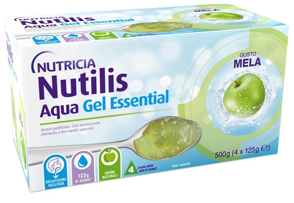 NUTILIS AQUA GEL MELA 4 PEZZI DA 125 G - Farmacianuova.eu