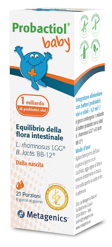 PROBACTIOL BABY GOCCE 21 PORZIONI 5 ML - Farmacianuova.eu
