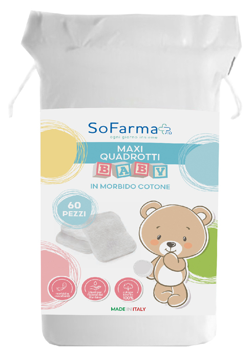 QUADROTTI BABY 60 PEZZI SOFARMAPIU' - Farmacianuova.eu
