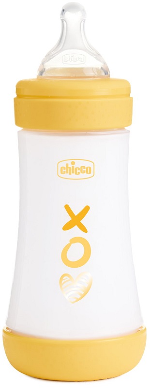CHICCO BIBERON P5 240ML MED SILICONE UNI - Farmacianuova.eu