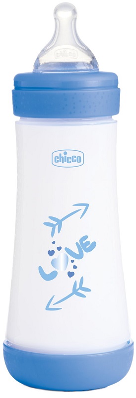 CHICCO BIBERON P5 300ML FAST SILICONE BOY - Farmacianuova.eu