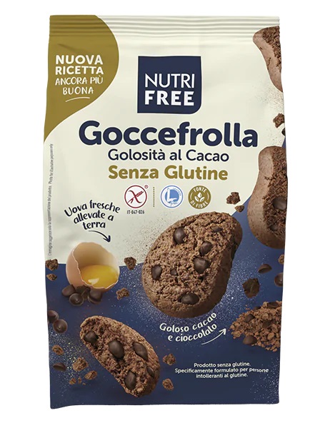 NUTRIFREE GOCCEFROLLA GOLOSITA' AL CACAO 300 G - Farmacianuova.eu