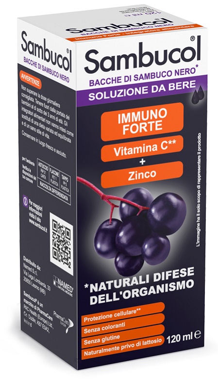 SAMBUCOL LIQUIDO DA BERE 120 ML - Farmacianuova.eu