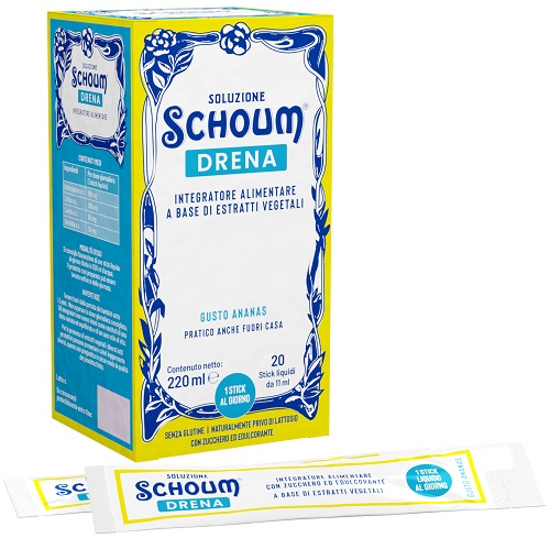 SOLUZIONE SCHOUM DRENA 20 STICK - Farmacianuova.eu