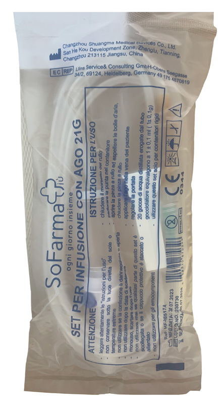 DEFLUSSORE CON AGO GAUGE 21 SOFARMAPIU' - Farmacianuova.eu