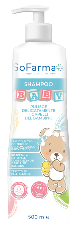 SHAMPOO BABY 500 ML SOFARMAPIU' - Farmacianuova.eu