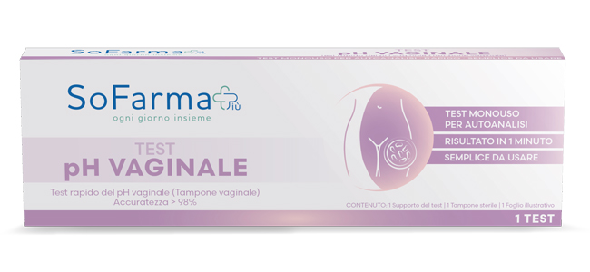 TEST AUTODIAGNOSTICO RAPIDO PH VAGINALE SOFARMAPIU' - Farmacianuova.eu
