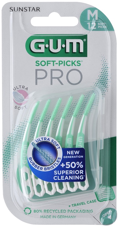 GUM SOFT PICK PRO MEDIUM 12 PEZZI - Farmacianuova.eu