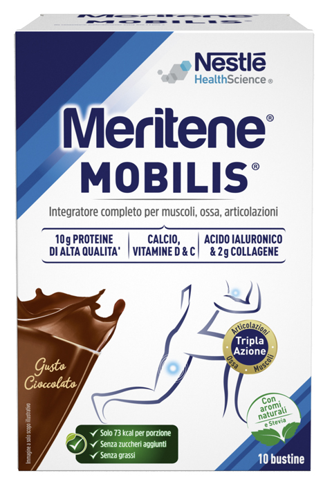 MERITENE MOBILIS CHOCOLATE 8 10 BUSTINE - Farmacianuova.eu