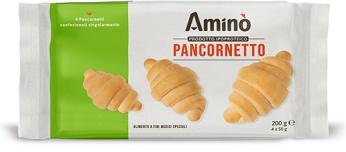 AMINO' PANCORNETTO IPOPROTEICO 4 PEZZI X 50 G - Farmacianuova.eu