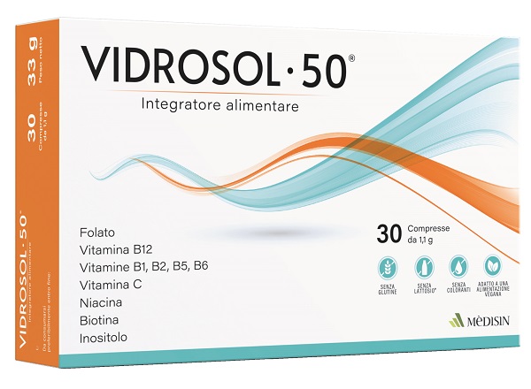 VIDROSOL 50 30 COMPRESSE - Farmacianuova.eu