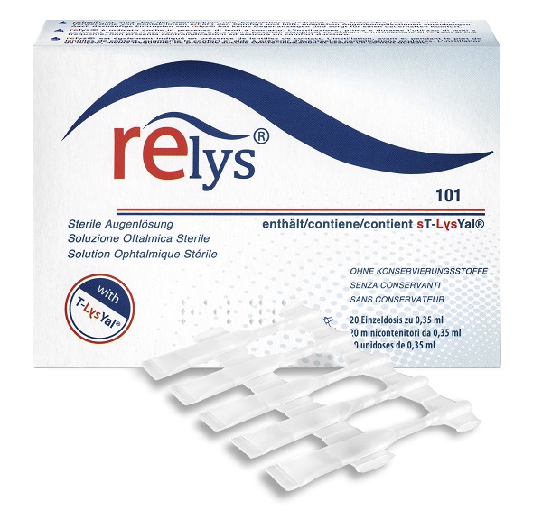 RELYS MONODOSE SOLUZIONE OFTALMICA 20 MINICONTENITORI DA 0,35 ML SENZA CONSERVANTI - Farmacianuova.eu