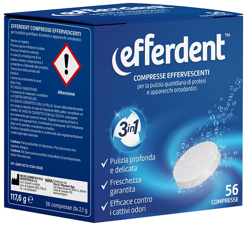 EFFERDENT 56 COMPRESSE EFFERVESCENTI - Farmacianuova.eu