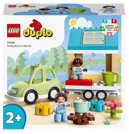 LEGO DUPLO TOWN 10986 CASA SU RUOTE - Farmacianuova.eu