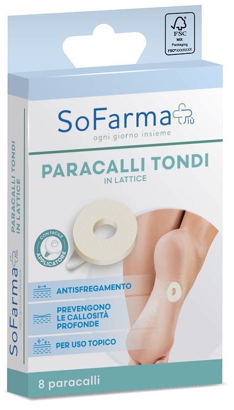 CEROTTO PARACALLO TONDO 8 PEZZI SOFARMAPIU' - Farmacianuova.eu