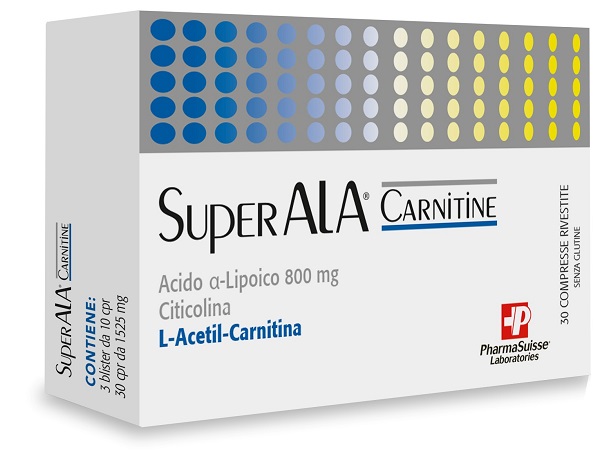 SUPERALA CARNITINE 30 COMPRESSE - Farmacianuova.eu