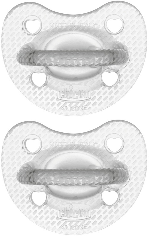 CHICCO GOMMOTTO SILICONE CRYSTAL 6-16 MESI 2 PEZZI - Farmacianuova.eu