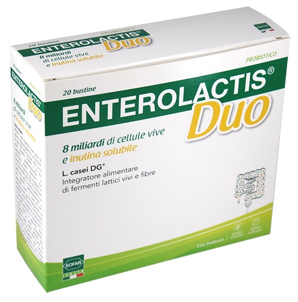 ENTEROLACTIS DUO POLVERE 20 BUSTINE - Farmacianuova.eu