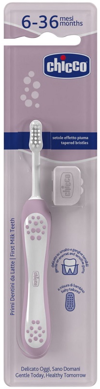 CHICCO SPAZZOLINO 6 MESI+ ROSA - Farmacianuova.eu