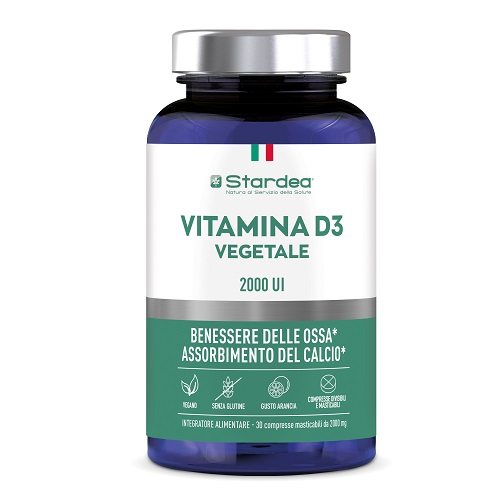 STARDEA VITAMINA D3 VEGETALE 2000UI 30 COMPRESSE - Farmacianuova.eu