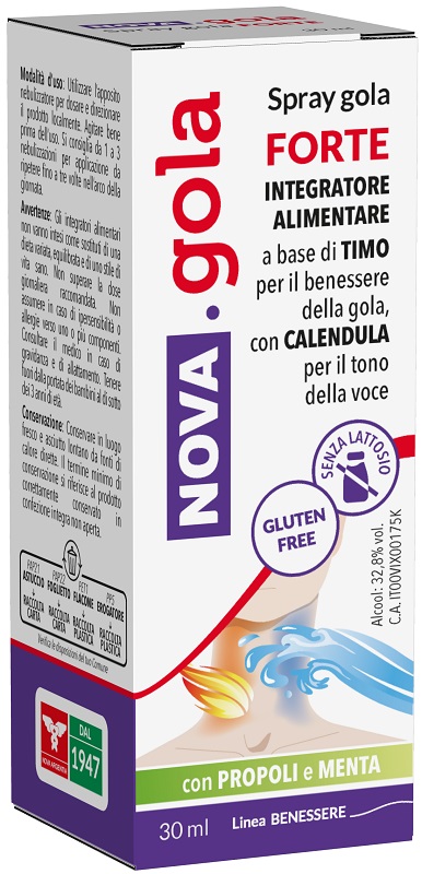 NOVA GOLA SPRAY FORTE 30 ML - Farmacianuova.eu