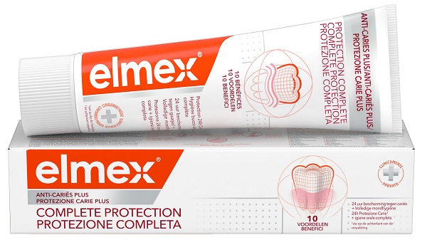 ELMEX DENTIFRICIO CARIES PLUS PROTEZIONE COMPLETA 75 ML - Farmacianuova.eu
