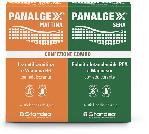 PANALGEXX MATTINA 14 STICKPACK + PANALGEXX SERA 14 STICKPACK CONFEZIONE COMBO - Farmacianuova.eu
