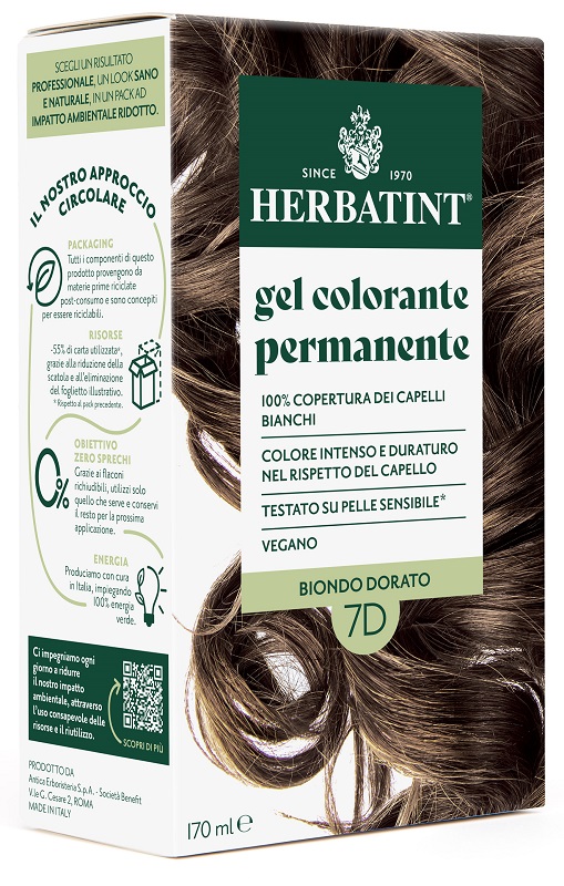 HERBATINT 7D BIONDO DORATO 170 ML - Farmacianuova.eu