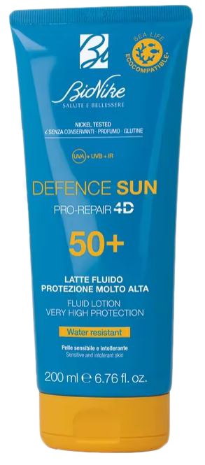 DEFENCE SUN 50+ LATTE FLUIDO 200 ML - Farmacianuova.eu